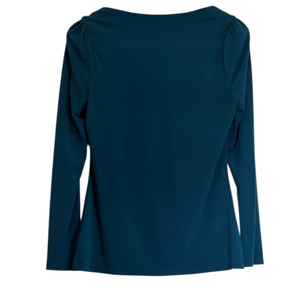 Worthington Teal Stretch Top - Picture 3 of 4